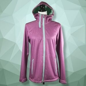 Women's Firefly Fleece Lined Hooded Jacket Size M Full Zip Fleece